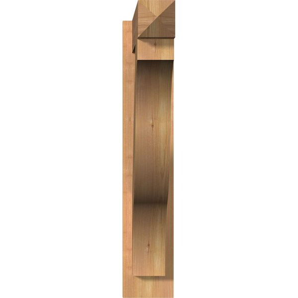 Funston Smooth Arts And Crafts Outlooker, Western Red Cedar, 5 1/2W X 30D X 30H